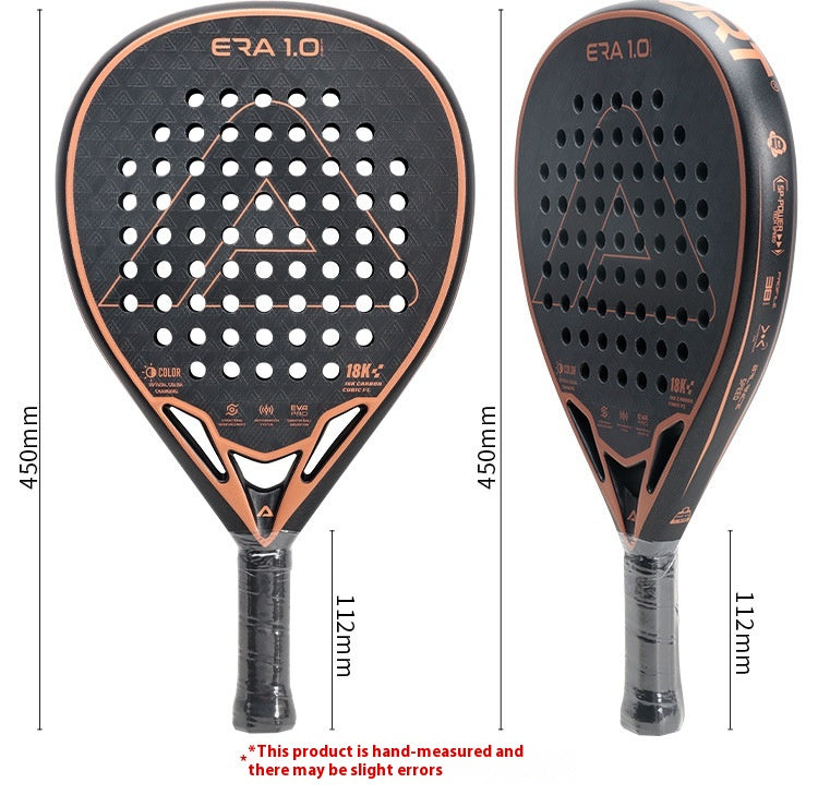 AMASPORT ERA 1.0 Carbon Fibre Padel Racket — 18K Professional Padel Bat