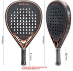 AMASPORT ERA 1.0 Carbon Fibre Padel Racket — 18K Professional Padel Bat