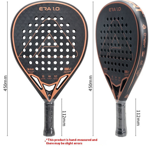 AMASPORT ERA 1.0 Carbon Fibre Padel Racket — 18K Professional Padel Bat