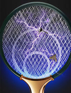 2-in-1 Electric Mosquito Swatter & LED Trap — 1200mAh Rechargeable Bug Zapper