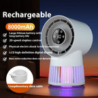 3-in-1 USB Mosquito Killer Fan & Night Light — Rechargeable 2400–8000mAh