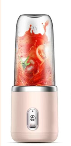 6-Blade Portable USB Blender 140W — 400ml Smoothie & Juice Cup 22000 RPM