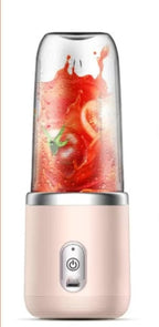 6-Blade Portable USB Blender 140W — 400ml Smoothie & Juice Cup 22000 RPM