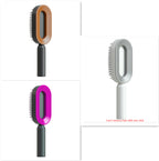 Self-Cleaning Hairbrush with 3D Air Cushion — Detangling Scalp Massage Brush