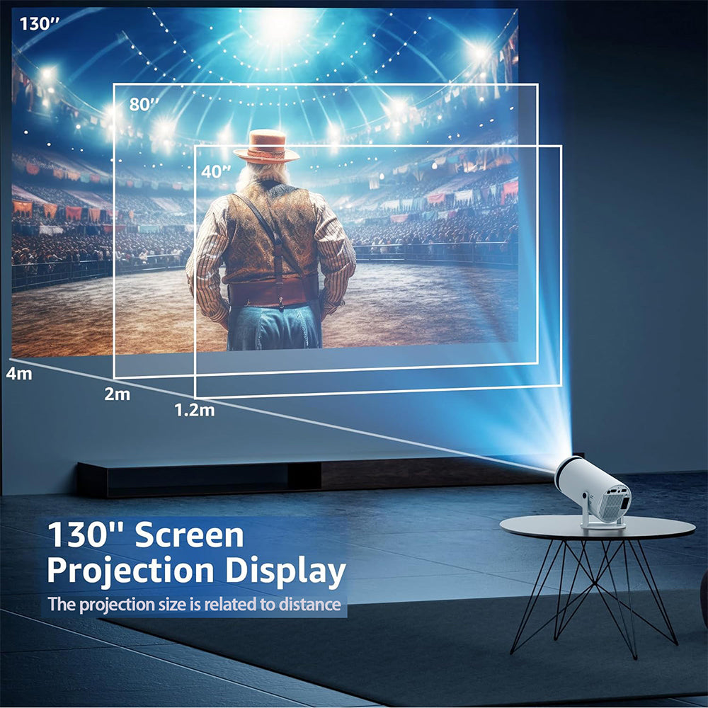 Y5S Mini Bluetooth Projector — HD Portable Home Theatre with Auto Keystone