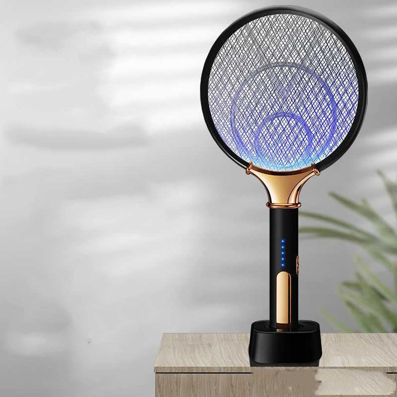 2-in-1 Electric Mosquito Swatter & LED Trap — 1200mAh Rechargeable Bug Zapper