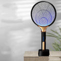 2-in-1 Electric Mosquito Swatter & LED Trap — 1200mAh Rechargeable Bug Zapper
