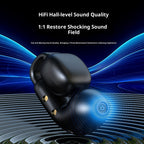 DX09 Clip-On Open-Ear Headphones — Waterproof Bone Conduction Sports Earphones