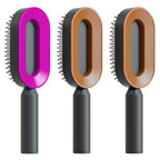Self-Cleaning Hairbrush with 3D Air Cushion — Detangling Scalp Massage Brush