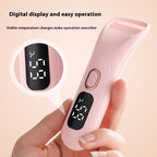 Electric Heated Eyelash Curler with Digital Display — USB Rechargeable 200mAh