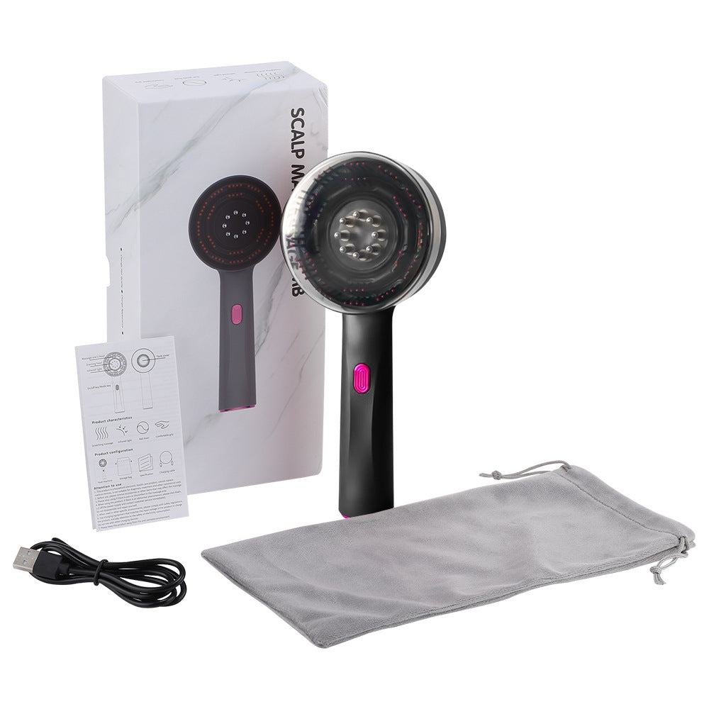 Electric Scalp Massager with Liquid Guide — Hair Growth & Scalp Care Device