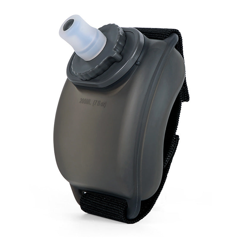 Wrist Water Bottle for Running — 200ml Hands-Free Silicone Sports Flask