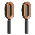 Self-Cleaning Hairbrush with 3D Air Cushion — Detangling Scalp Massage Brush