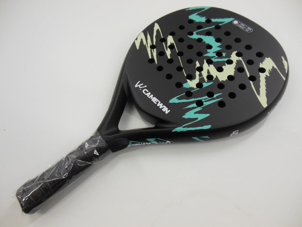 CAMEWIN Carbon Fibre Padel Racket — Round Head 360g EVA Foam Core