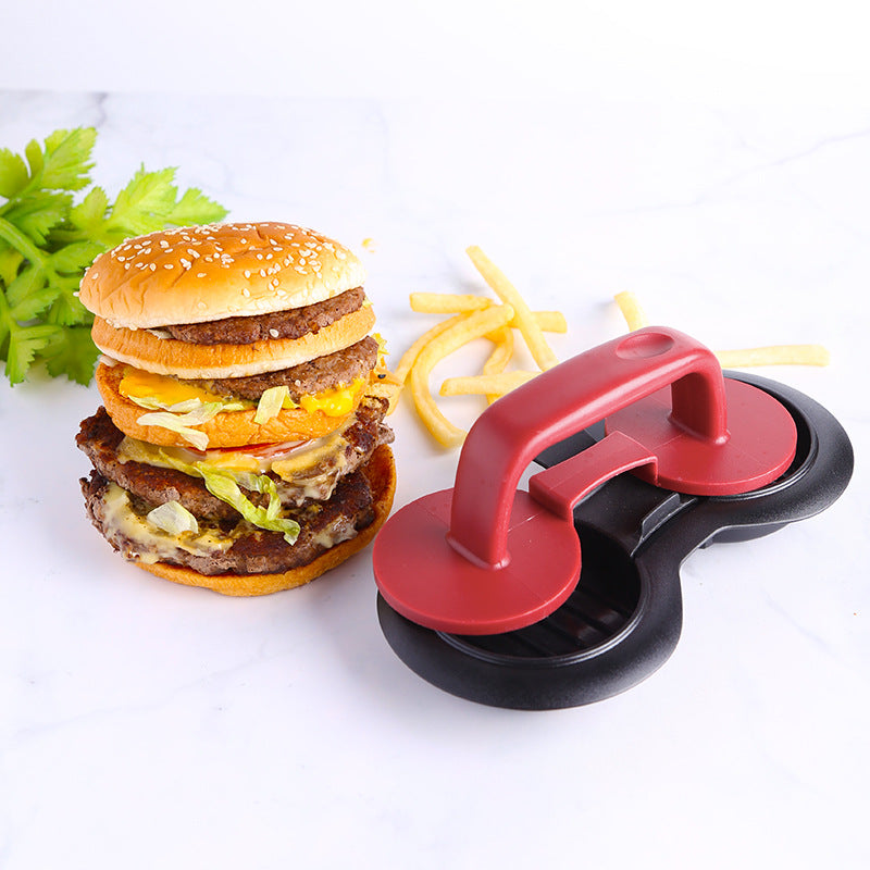 Burger Press Patty Maker — Non-Stick Food-Grade ABS Hamburger Mould with Liners