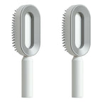 Self-Cleaning Hairbrush with 3D Air Cushion — Detangling Scalp Massage Brush