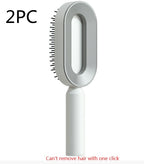 Self-Cleaning Hairbrush with 3D Air Cushion — Detangling Scalp Massage Brush
