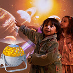 Galaxy Star Projector Night Light — Bedroom Projector with Colour Discs & Bluetooth