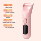 Electric Heated Eyelash Curler with Digital Display — USB Rechargeable 200mAh