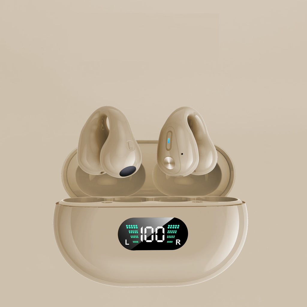 Écouteurs à conduction osseuse Q80 Ear Clip — Stéréo à oreille libre Bluetooth 5.3