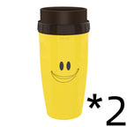 Twist-Seal Lidless Travel Tumbler — 300ml Double-Wall Insulated Straw Cup