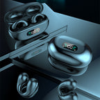 Écouteurs à conduction osseuse Q80 Ear Clip — Stéréo à oreille libre Bluetooth 5.3
