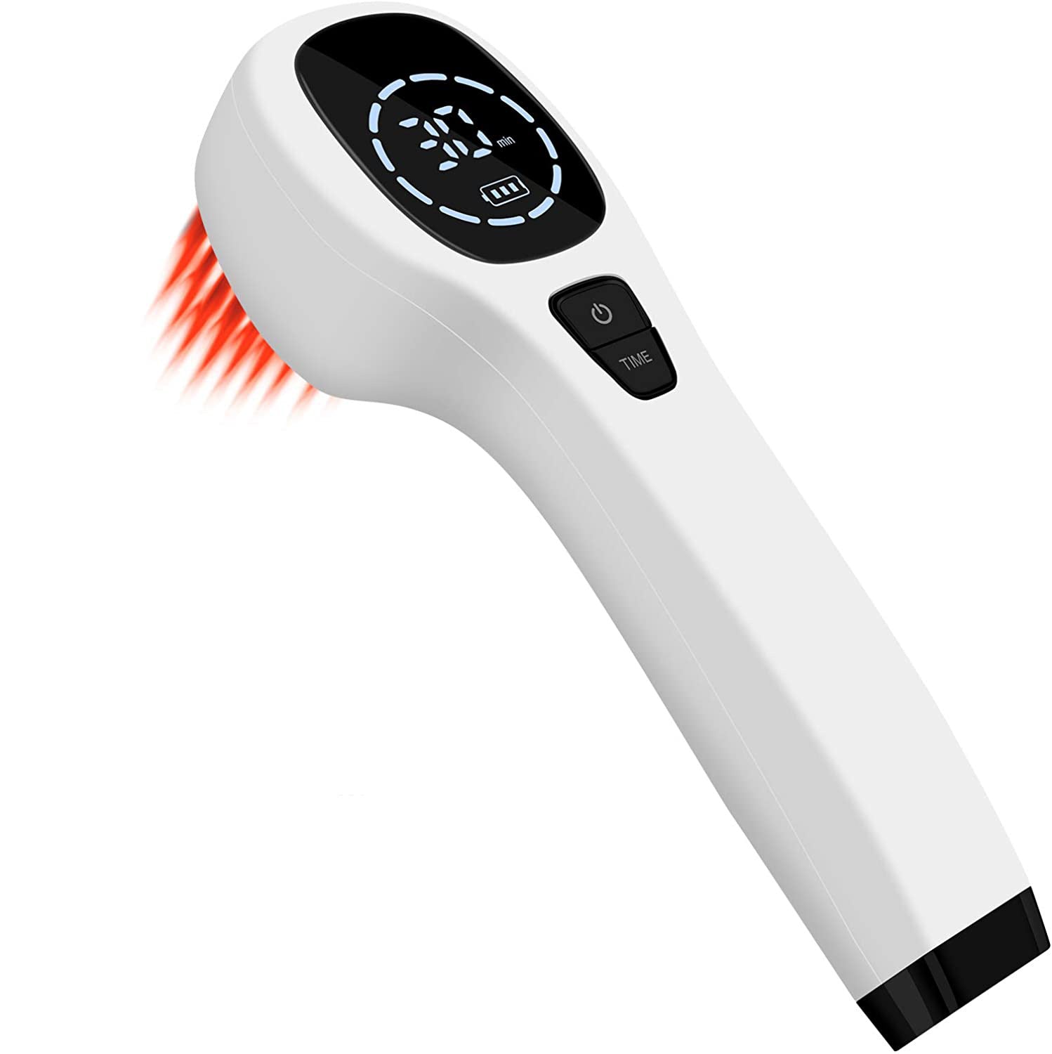 Handheld Red Light Therapy Device — Infrared Pain Relief 4×808nm & 12×650nm