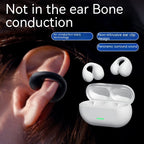 DX09 Clip-On Open-Ear Headphones — Waterproof Sports Earphones Breathing Light