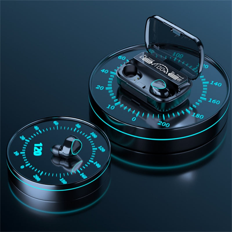IPX7 Waterproof TWS Earbuds — Bluetooth 5.1 LED Display Touch Control Hi-Fi