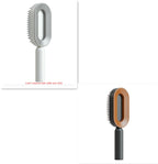 Self-Cleaning Hairbrush with 3D Air Cushion — Detangling Scalp Massage Brush