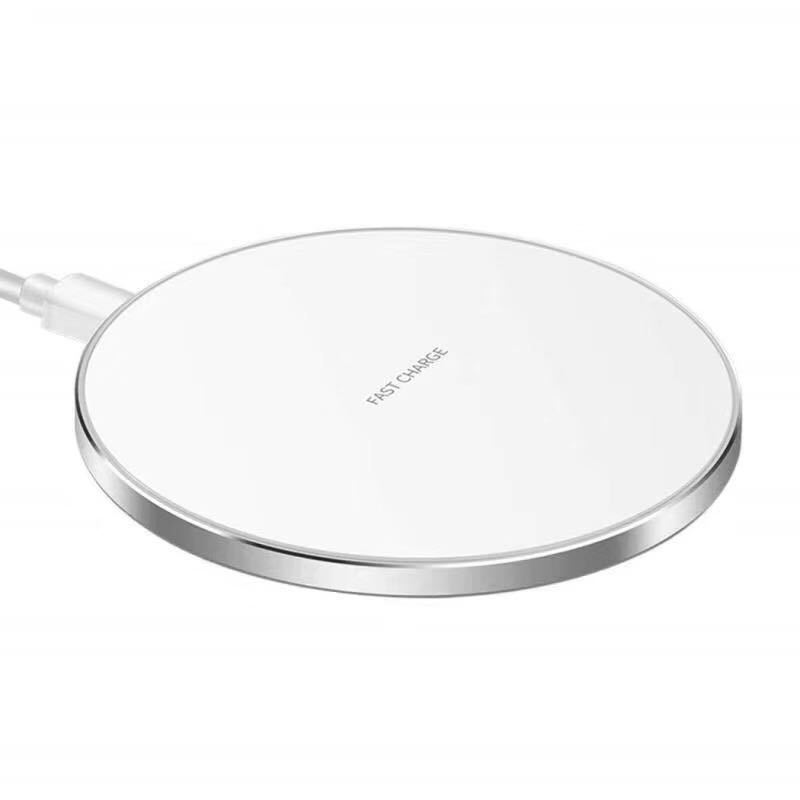 15W Wireless Charger with USB-C Cable — Fast Charging Pad for Smartphones
