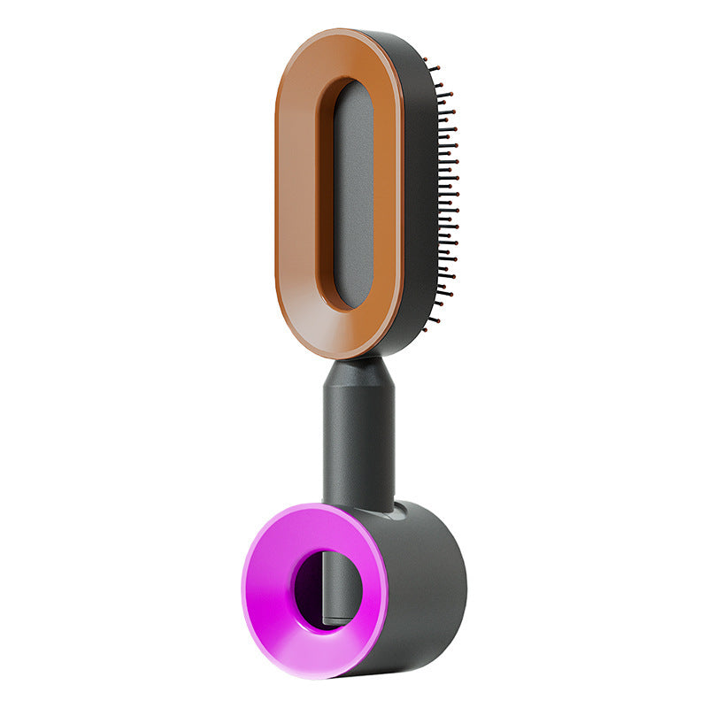 Self-Cleaning Hairbrush with 3D Air Cushion — Detangling Scalp Massage Brush