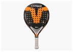 Carbon Fibre Padel Racket — Round Head Professional Bat 460×260mm
