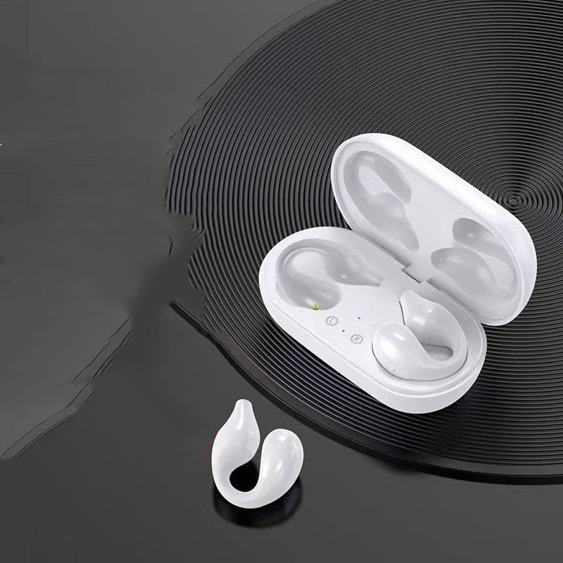 Ear Clip Open-Ear Bluetooth 5.2 Headphones — 36Hr HIFI Dual Drive 350mAh Case