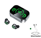 YD03 TWS Wireless Earbuds — Bluetooth 5.3 LED Display Breathing Light Graphene