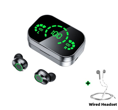 YD03 TWS Wireless Earbuds — Bluetooth 5.3 LED Display Breathing Light Graphene