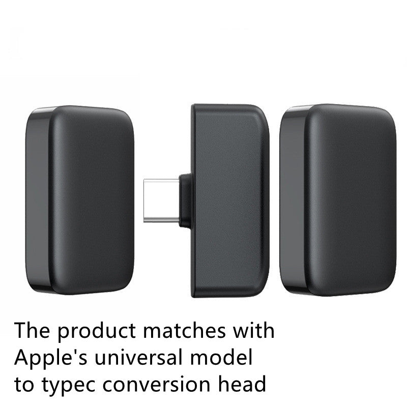Microphone Lavalier sans fil — Double cœur, suppression du bruit, batterie 8-12 h, USB-C et Lightning