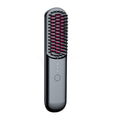 Cordless 2-in-1 Hair Curler & Straightener Comb — Ionic Wireless Styling Tool