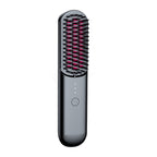 Cordless 2-in-1 Hair Curler & Straightener Comb — Ionic Wireless Styling Tool